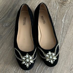 Michael Kors leather ballet flats 8.5